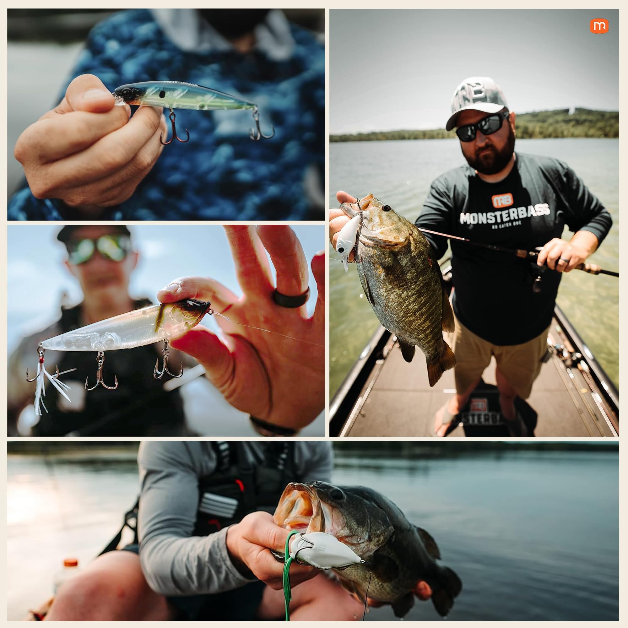 Amazon.co.jp: MONSTERBASS ミステリーフィッシングタックルボックス